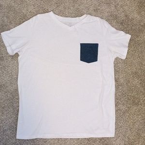 White blue crown shirt